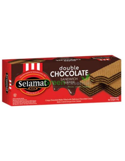 SELAMAT SANDWICH WAFER DOUBLE CHOCOLATE