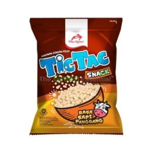 DUA KELINCI TIC TAC CASSAVA SNACKS GRILLED BEEF
