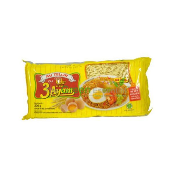 3 AYAM EGG NOODLE 200G