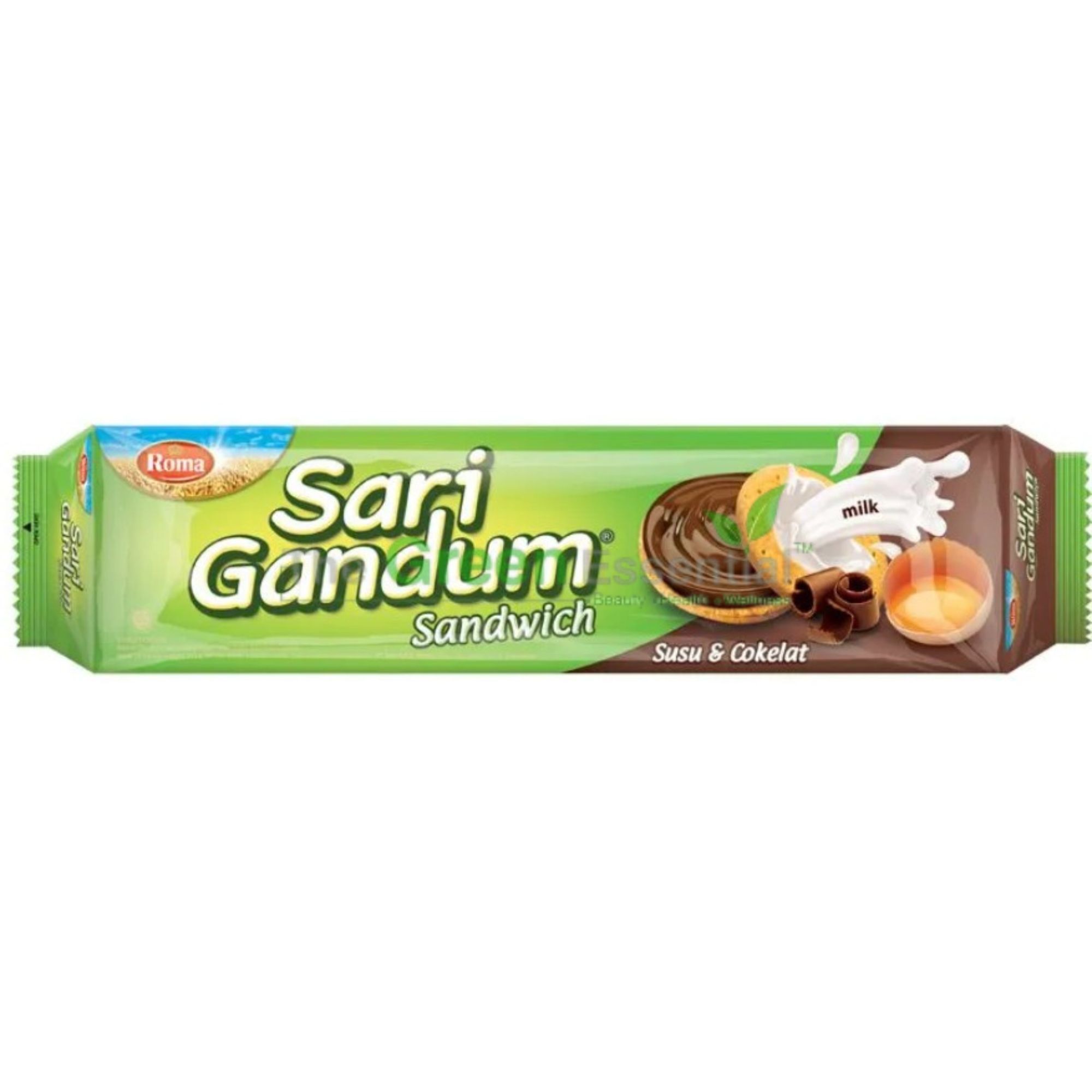 ROMA SARI GANDUM SANDWICH SUSU DAN COKLAT 108G