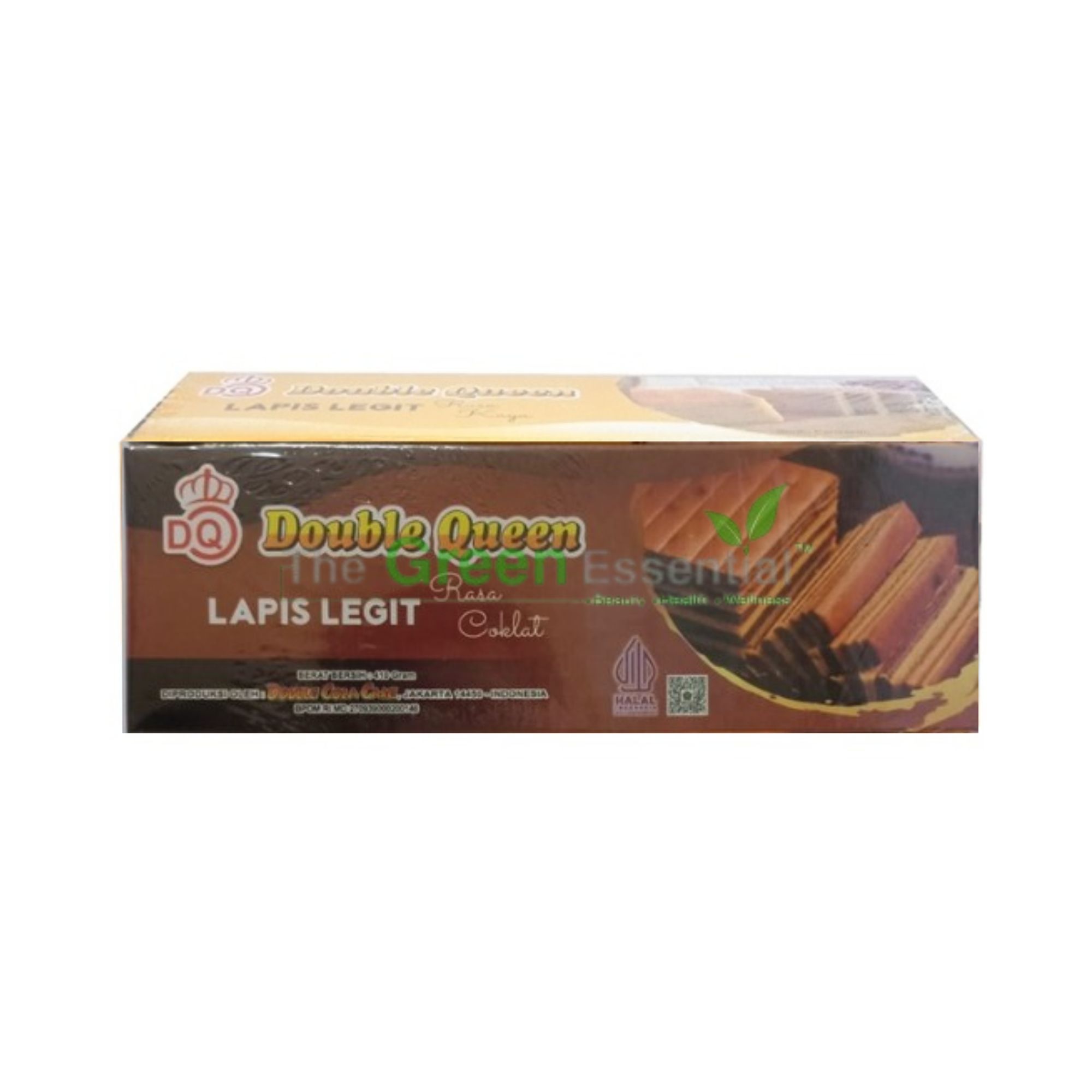 DOUBLE QUEEN LAPIS COKLAT