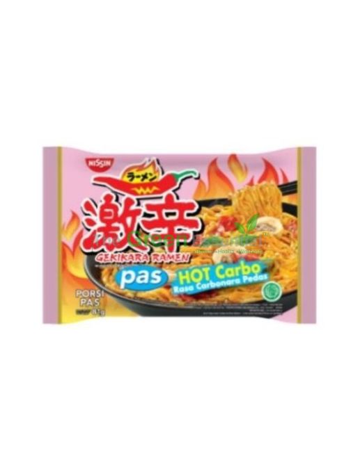 NISSIN GEKIKARA PAS HOT CARBONARA 81G