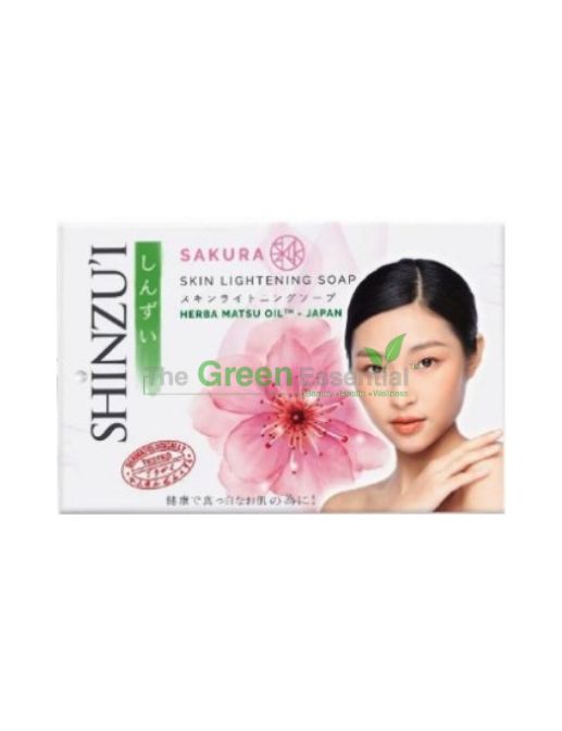 SHINZUI SAKURA SKIN LIGHTENING BAR SOAP 80G