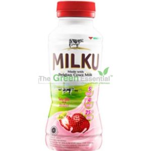 MILKU UHT STRAWBERRY FLAVOR 200ML