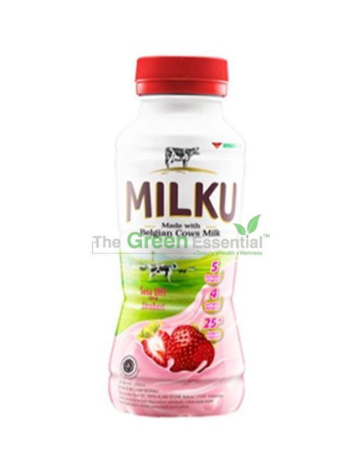MILKU UHT STRAWBERRY FLAVOR 200ML