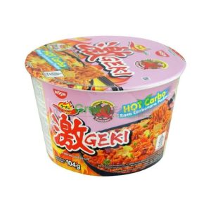 NISSIN GEKI BOWL HOT CARBONARA 104G