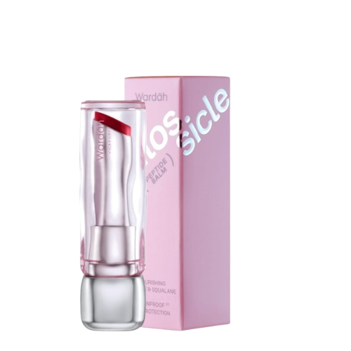 Wardah Glossicle Peptide Balm 04 Pomé Milkshake 3.2 g